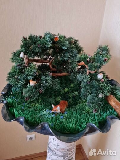 Фонтан декоративный напольный для дома и дачи