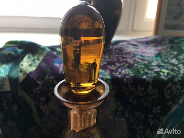 Набор винтажной посуды: графин,6 стопок и ваза