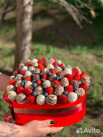 Сердце с Клубникой в шоколаде