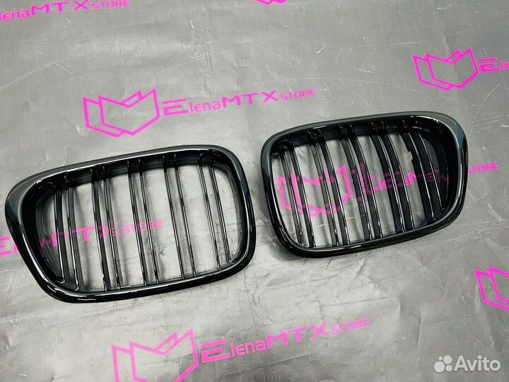 Решетка радиатора BMW E39 М стиль, чёрный глянец