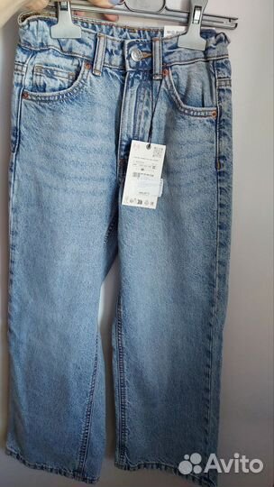 Джинсы zara для девочки 134