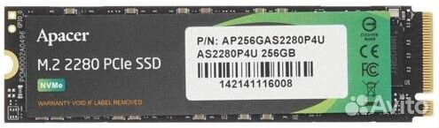 SSD 256Gb Apacer AS2280P4U (AP256GAS2280P4U-1)