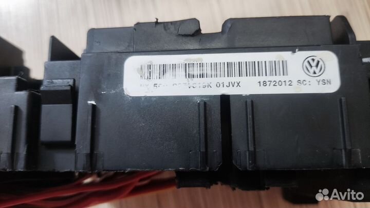 Блок предохранителей wolksvagen getta 6