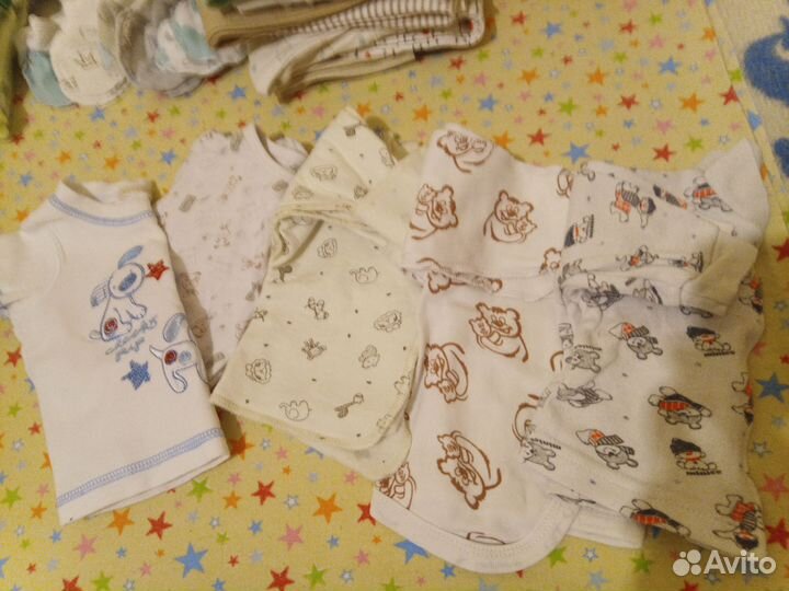 Детские вещи пакетом на мальчика 0-3 мес