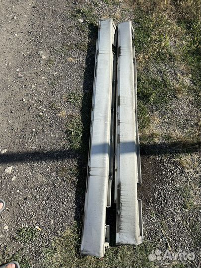 Накладки на пороги bmw e65 рестайлинг