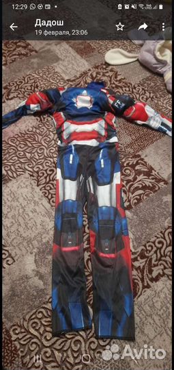 Железный человек костюм детский