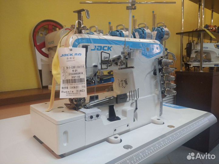 Плоскошовная машина для окантовки Jack JK-W4-02BB