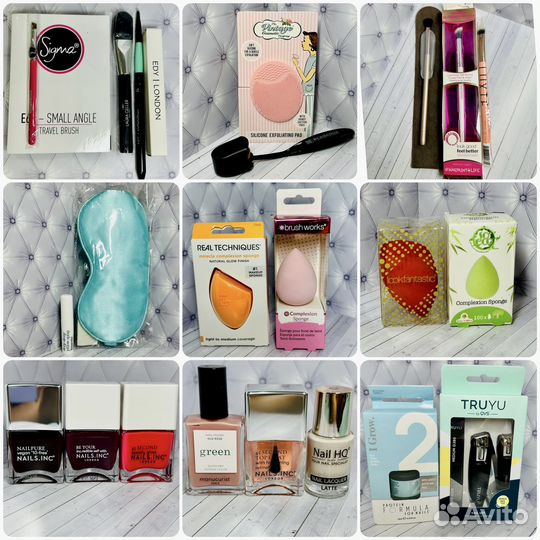 Маска Спрей для сна Лак для ногтей Кисти Спонж