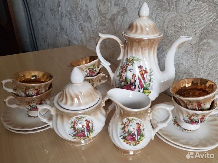 2 чайных сервиза бу на 6 персон