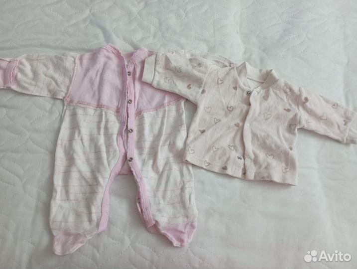 Вещи пакетом на девочку с рождения