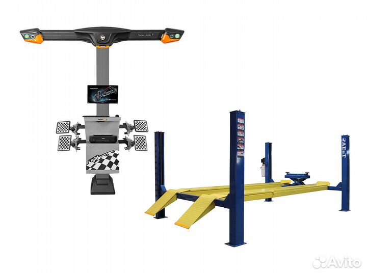 Оборудование для сход развала автомобилей