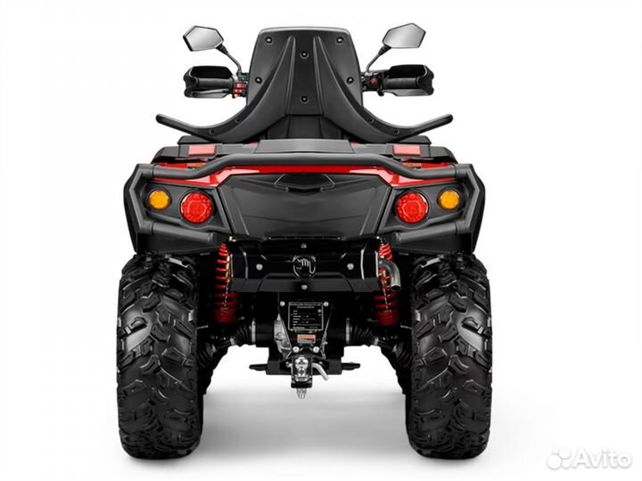 Квадроцикл Odes ATV650 двухместный красный