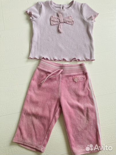 Вещи пакетом на девочку 68 74