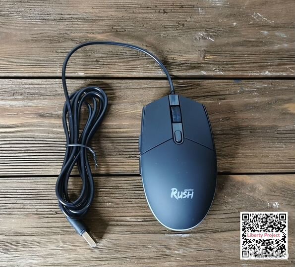 Мышь игровая проводная Smartbuy rush черная