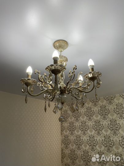 Люстра хрустальная Евросвет