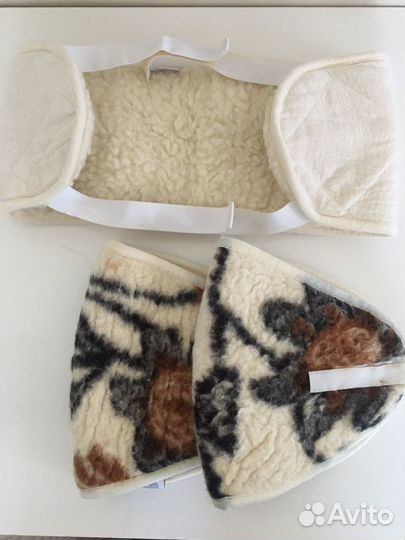 Пояс, наколенники шерсть