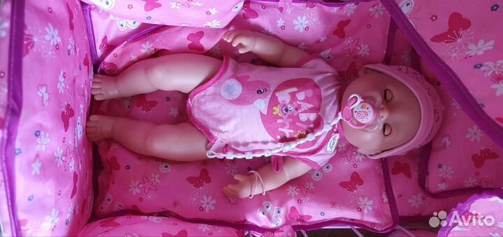 Baby Born стульчик Smoby + подарки