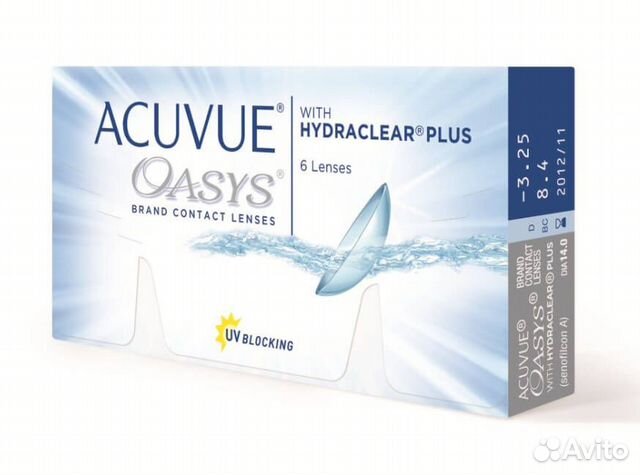 Линзы контактные Acuvue Oasys 6 шт объявление продам
