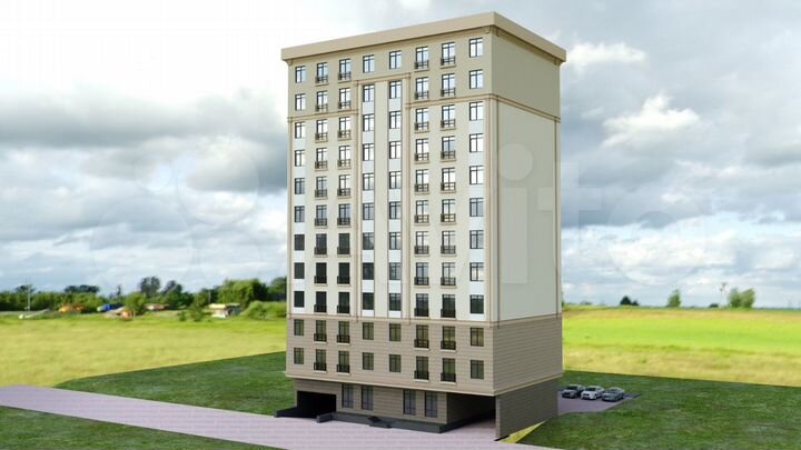 1-к. квартира, 43,6 м², 4/12 эт.