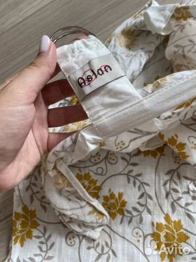 Милкснуд фартук для кормления муслиновый Aslan