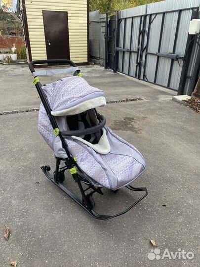 Санки-коляска Snow Galaxy luxe Финляндия