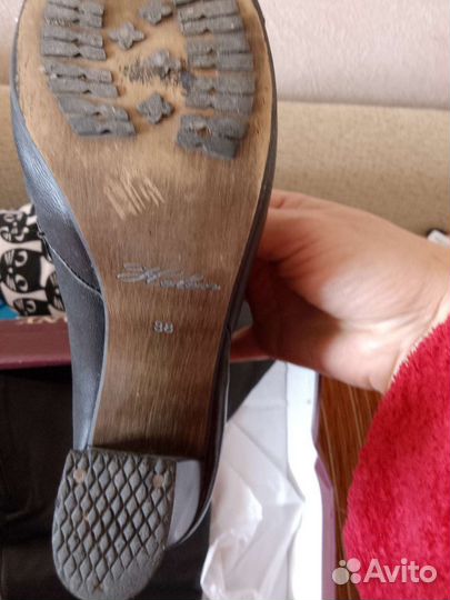 Сапоги кожаные 39р