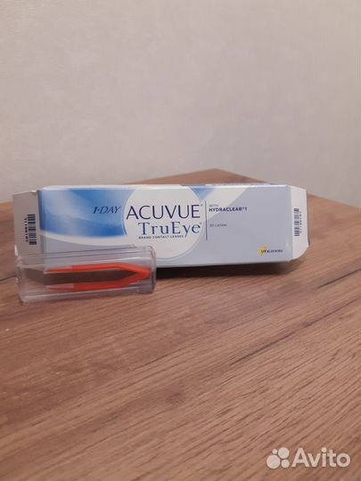 Линзы контактные однодневные acuvue trueye -1,25