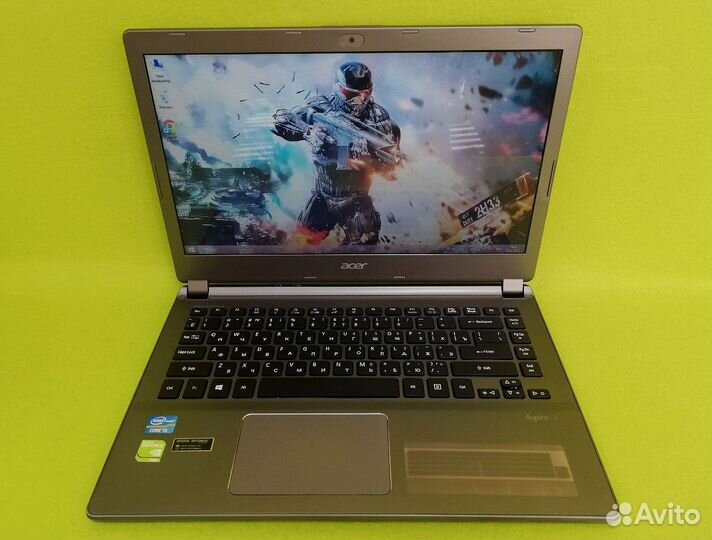 Игровой Бу Ноутбук Acer 4 ядра i5 SSD 14 дюймов
