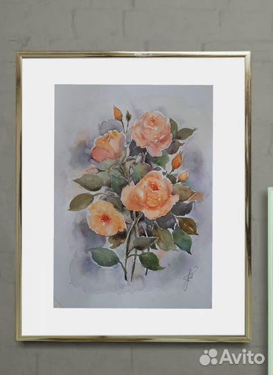 Картины акварелью,А4, авторские работы