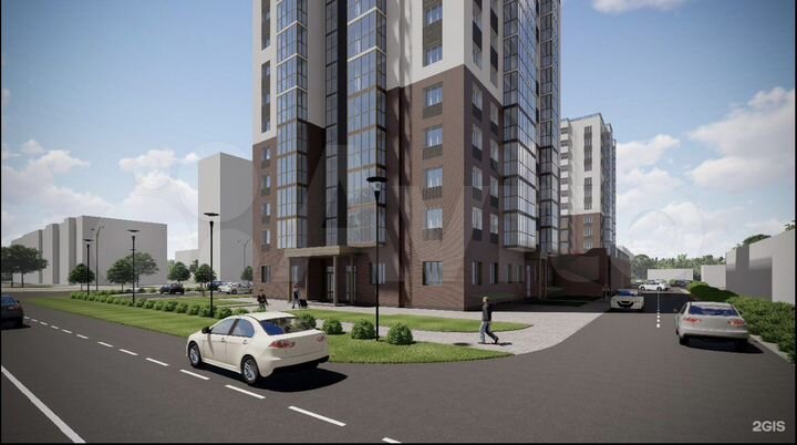 1-к. квартира, 38,2 м², 4/12 эт.