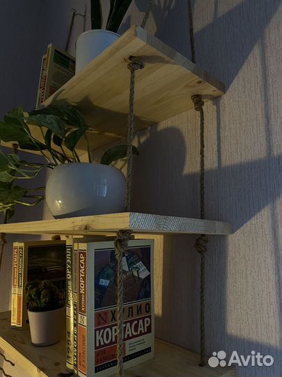 Полка настенная деревянная