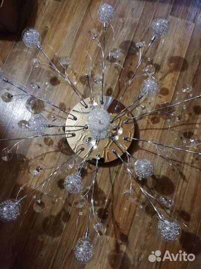 Люстра потолочная светодиодная с пультом