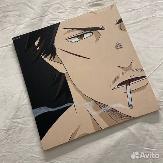 Диптих (двойная картина) Астой и капитаном Ями