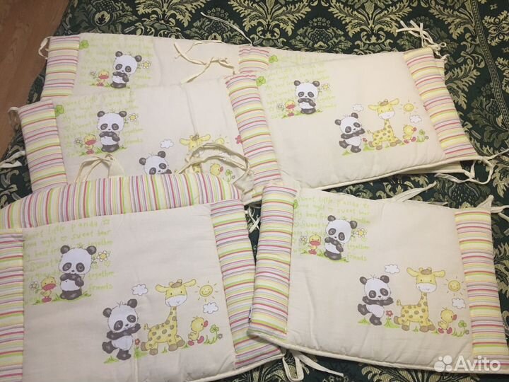 Бортики в детскую кроватку бу