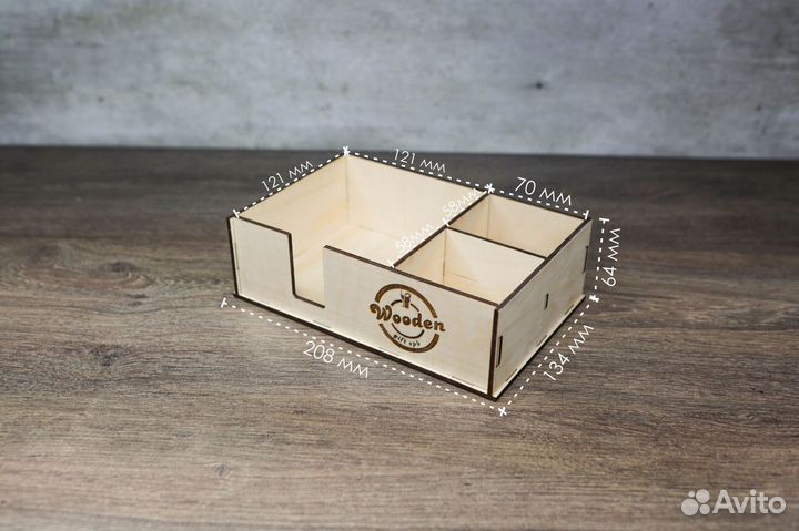 Салфетница из дерева