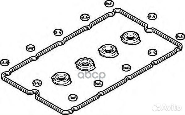Прокладка клапанной крышки ford mondeo/transit