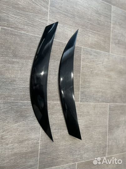 Накладки/реснички на фары solaris