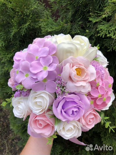 Букет из мыла