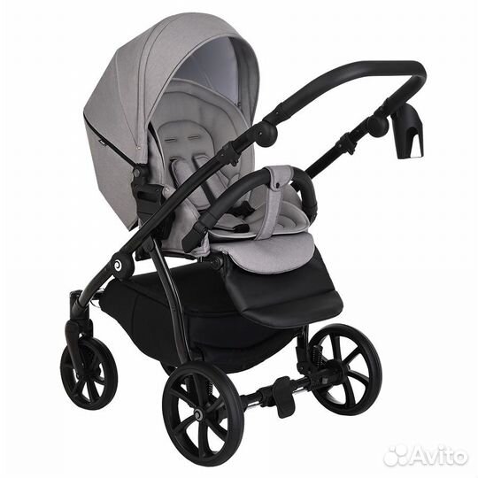 Коляска 2в1 Tutis Nanni 2023 Серый