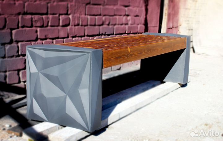 Скамейка уличная садовая