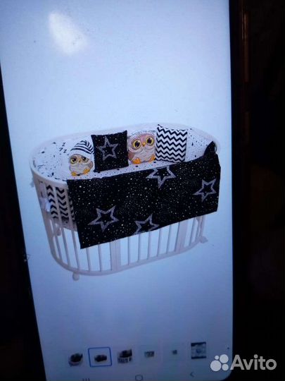 Бортики в детскую кроватку бу