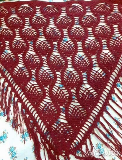 Шаль шерсть