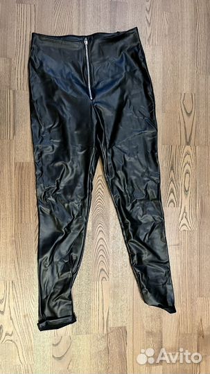 Брюки кожаные