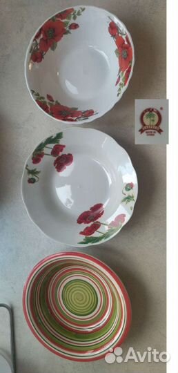 Тарелки СССР советские и современные