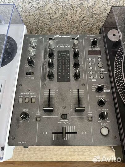 Сетап для игры на виниле Pioneer PLX-500 и DJM-400