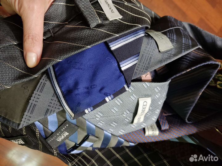 Галстуки брендовые б/у