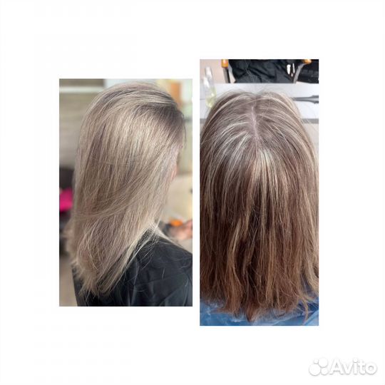 Сложное окрашивание волос