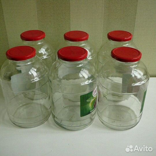 Стеклянная банка 3л винтовая