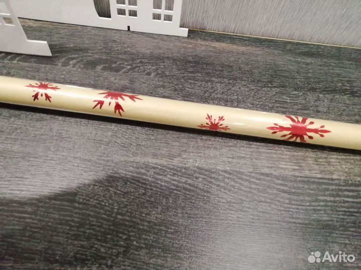 Упаковочная бумага крафт Снежинки