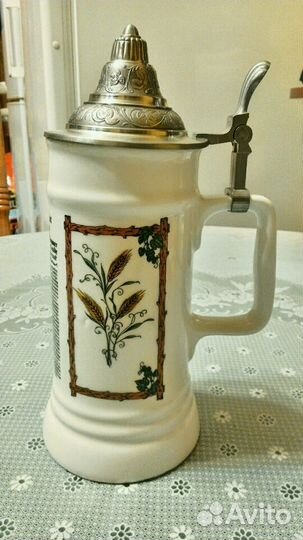 Коллекционная керамическая пивная кружка